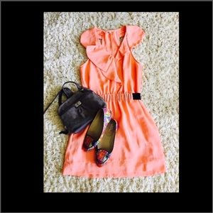 Rachel Roy Coral Open Back Summer Dress